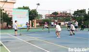 Khai mạc Giải Pickleball chào mừng Đại hội Đảng bộ Cục Chính trị lần thứ XI